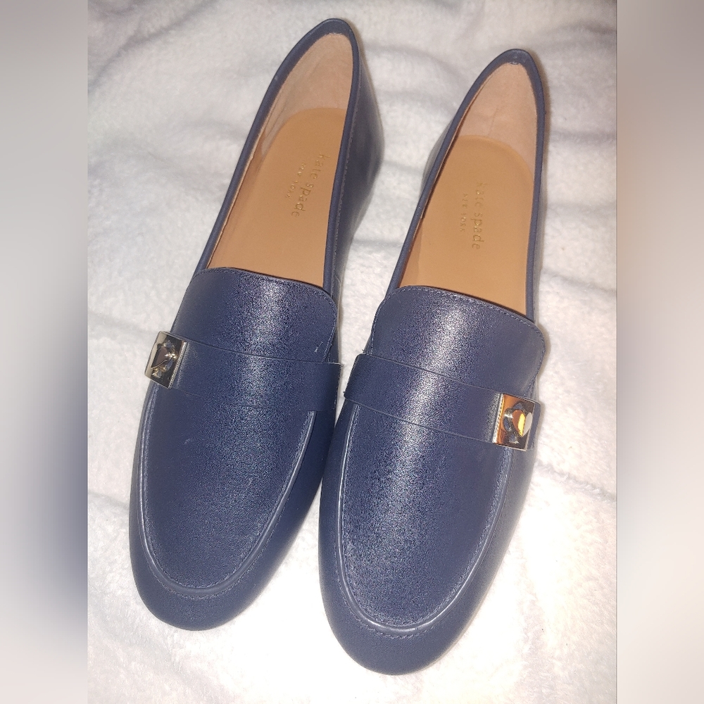 Kate Spade women's blue Catroux loafers